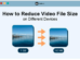 How to Reduce Video File Size on Different Devices